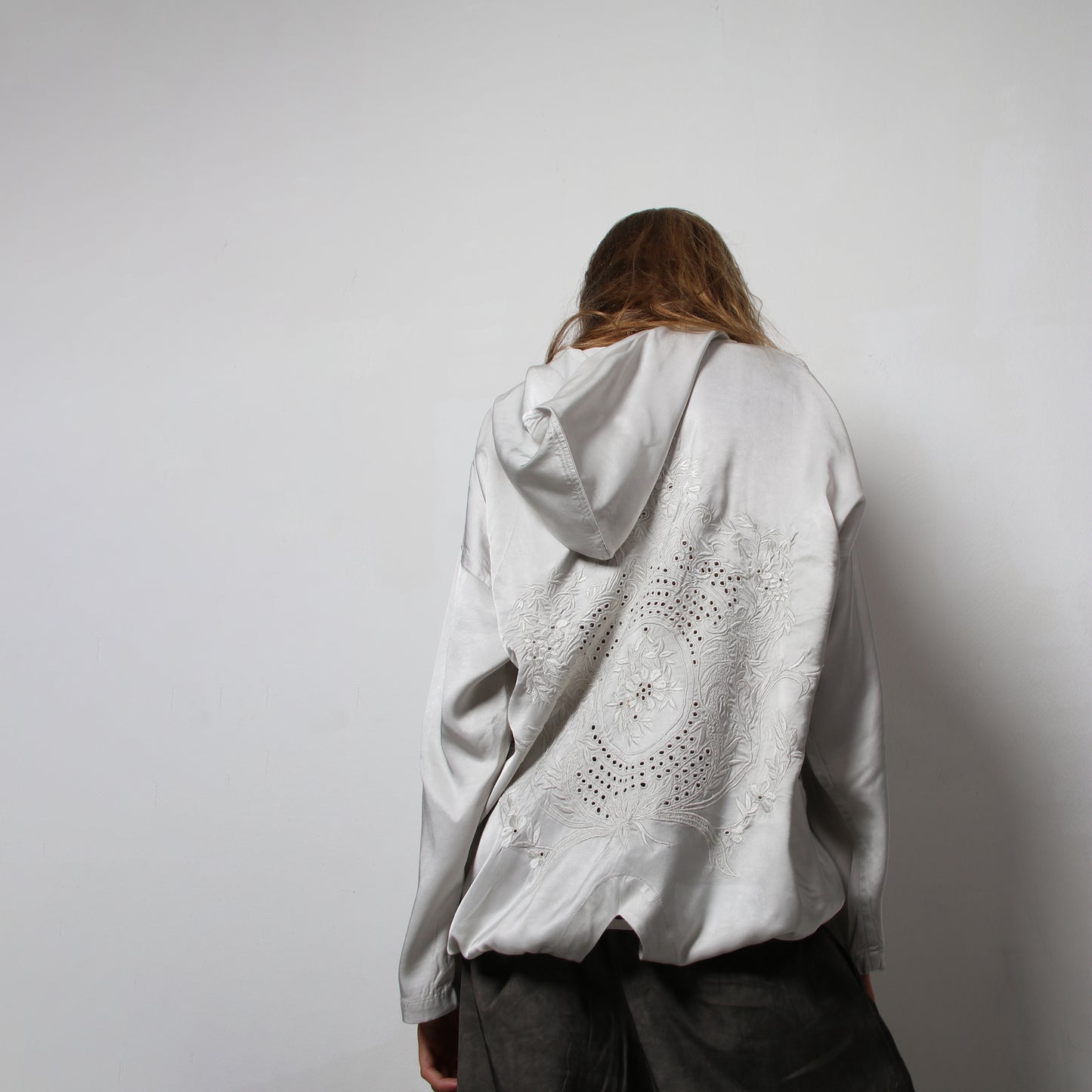 Hoodie Sweatshirt in Silky Viscose