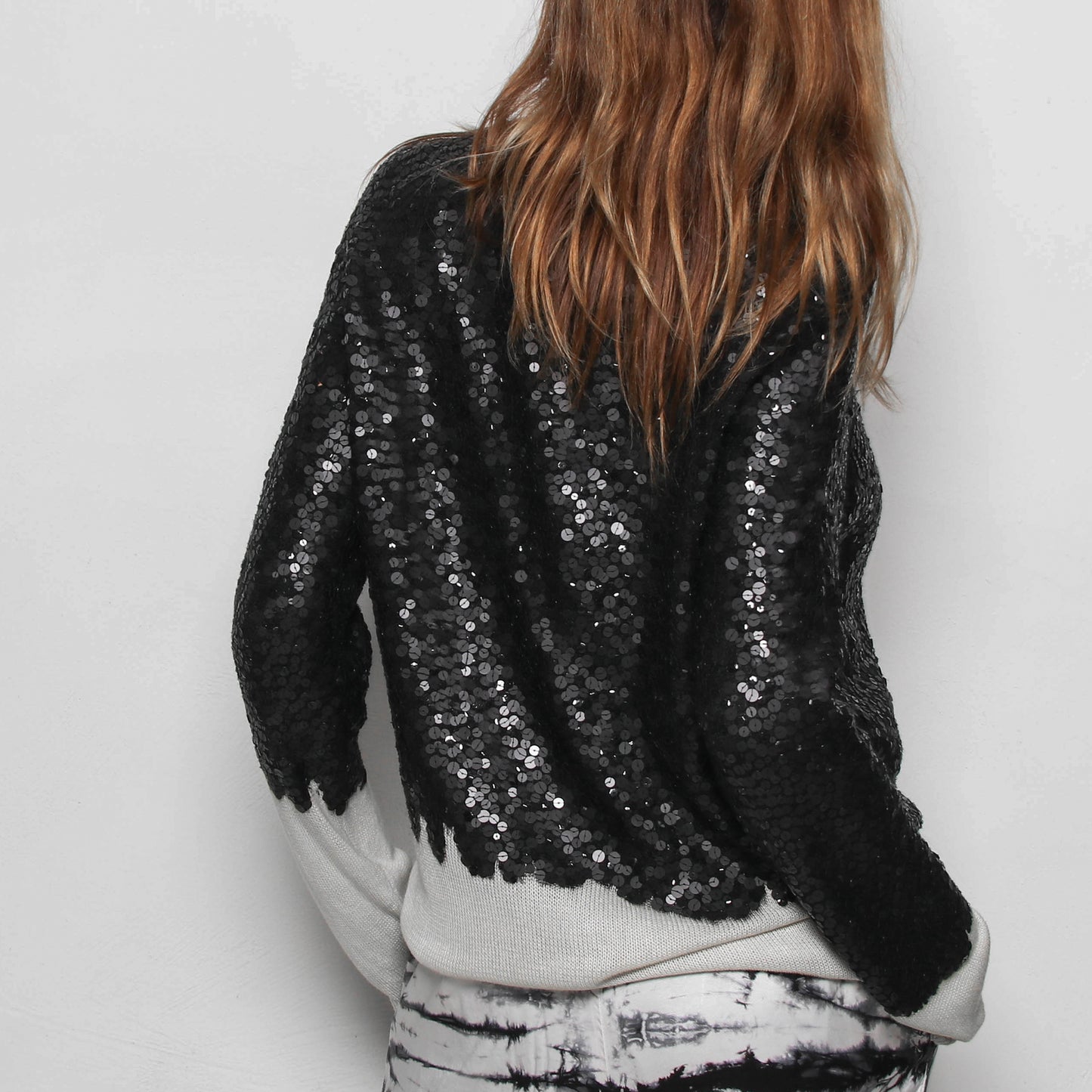 Sequin Sweater in Knit