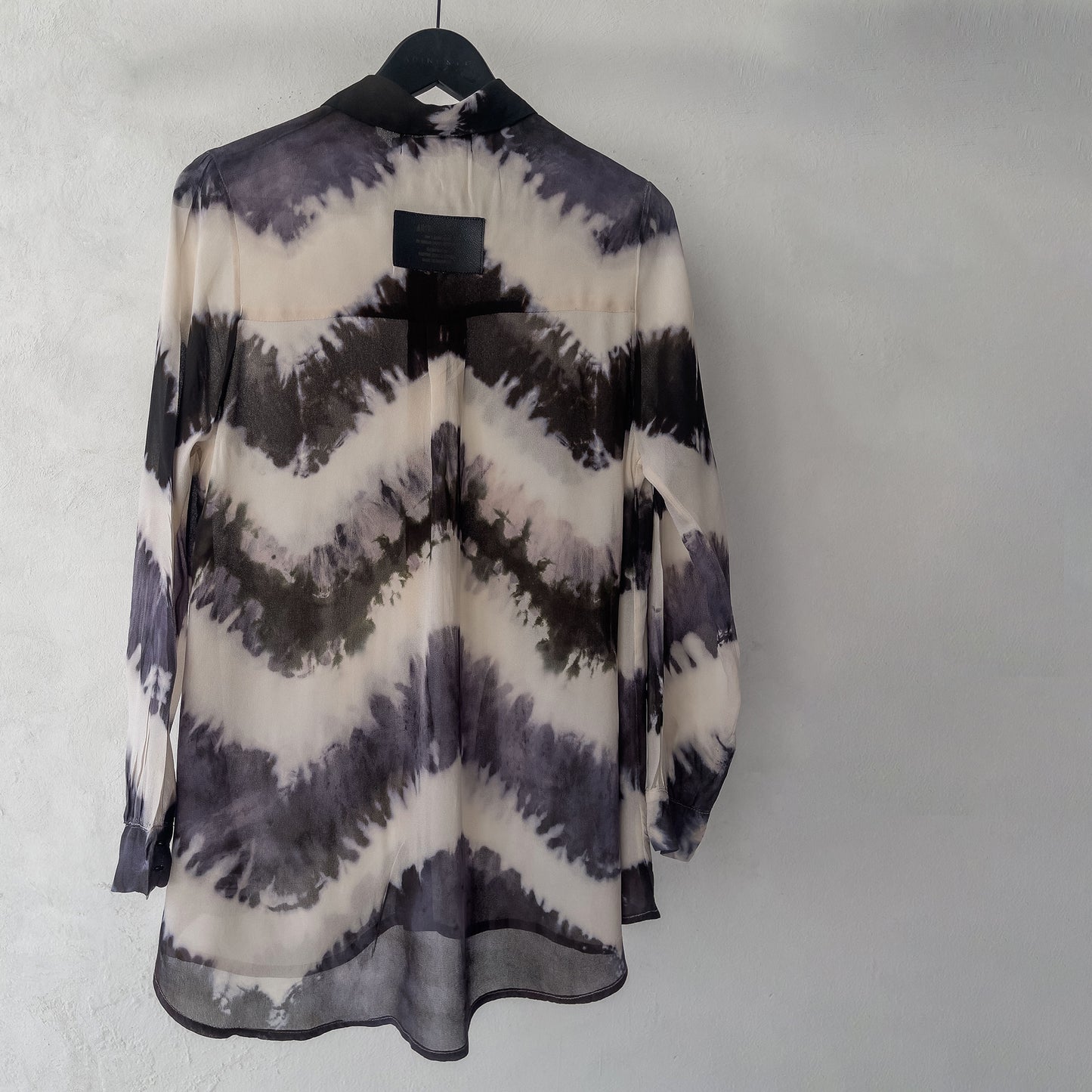 Tie dye Blouse in Viscose Georgette