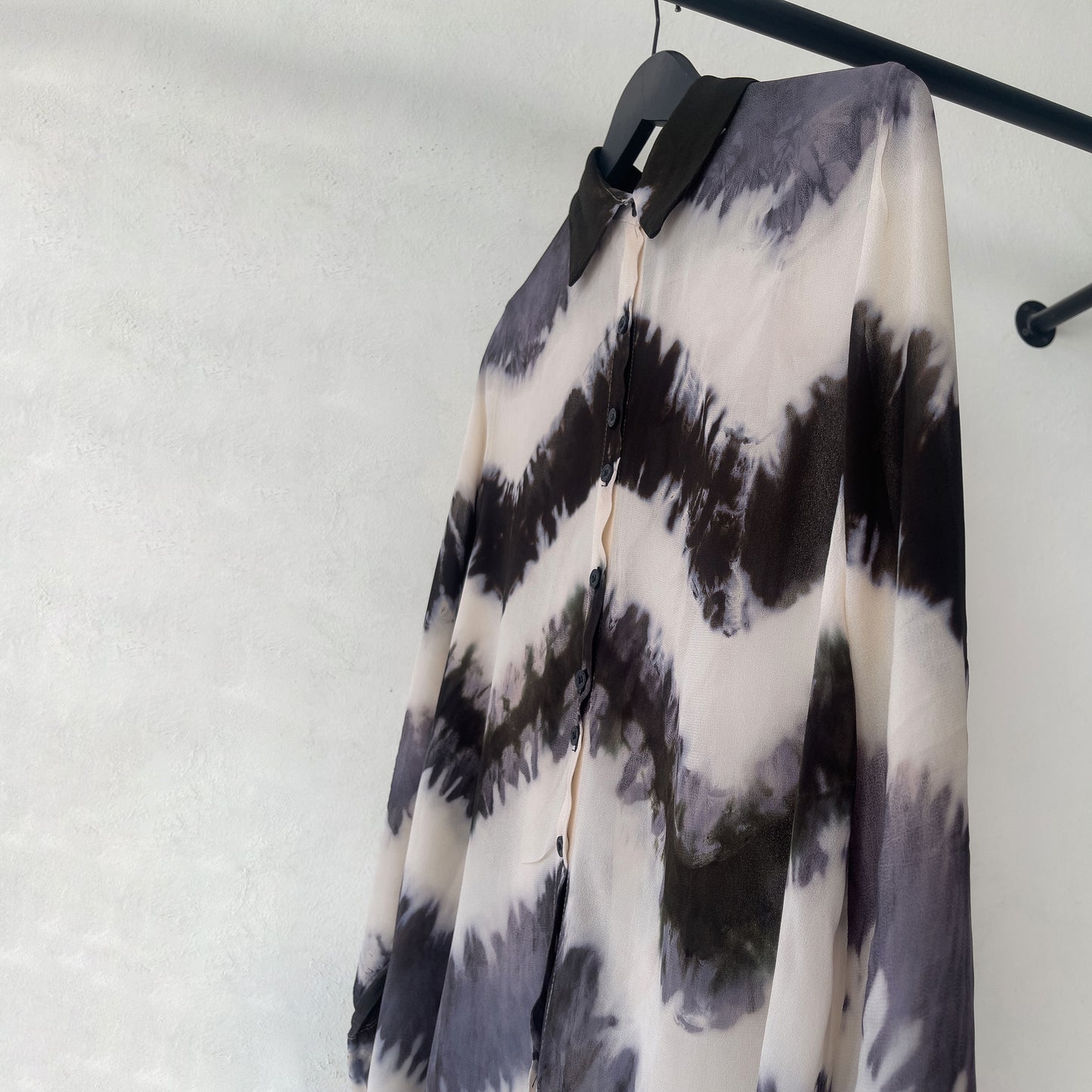 Tie dye Blouse in Viscose Georgette